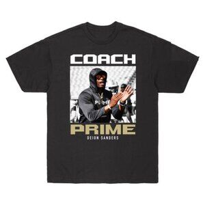 Coach Prime Deion Sanders T-Shirt Football Sports Fan Tee 84